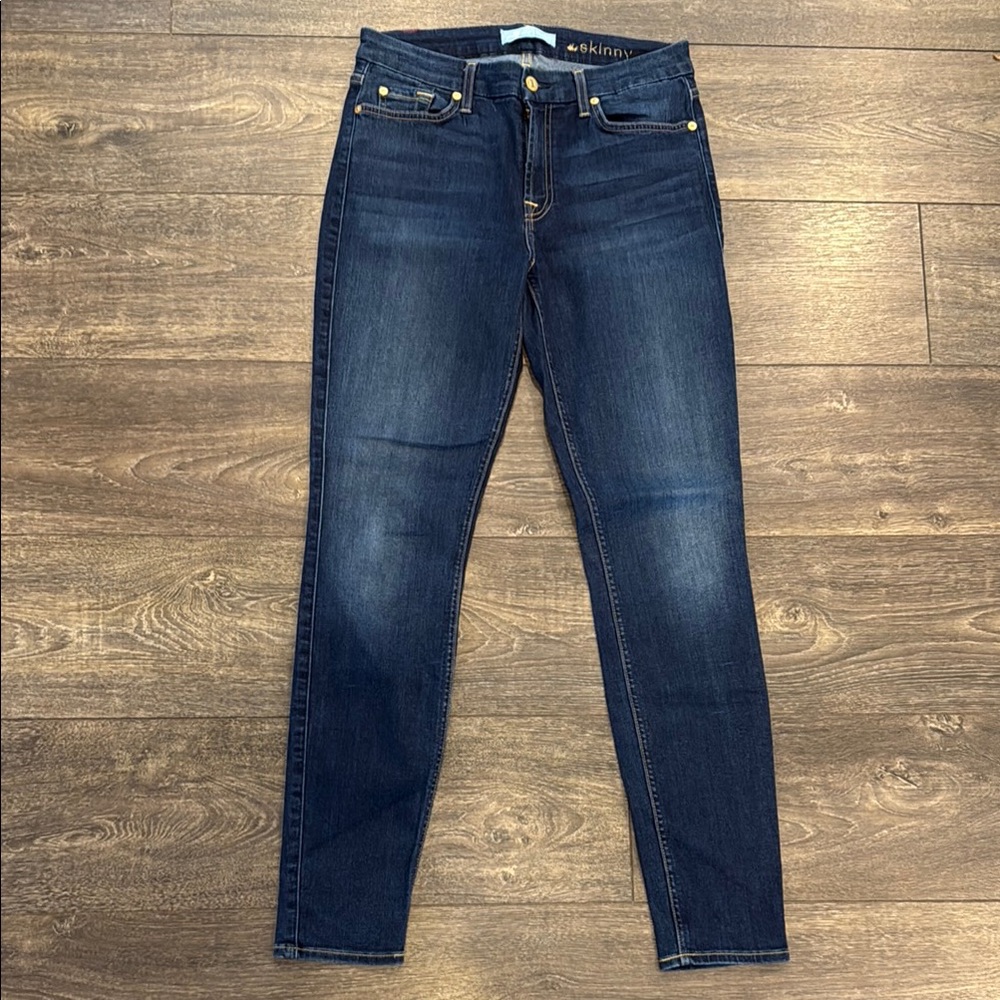 7 For All Mankind Women's Skinny Jeans - Dark Blue